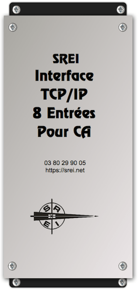 Interface TCP/IP 8 entrées pour coffret d'alarmes